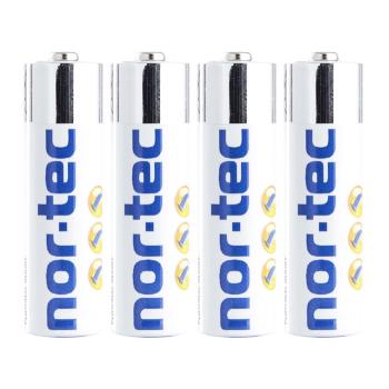 NOR-TEC ALKALINE AA batterier - 4 stk