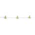 Led lys kæde med Juletræer (2,20 m) 20 Led lys, Batteri, IP20
