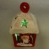 Jule lygte med led, Julemand - A (11cm) Batteri