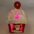 Jule lygte med led, Julemand - A (11cm) Batteri