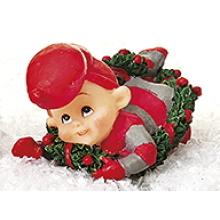 Babynisse med Julegran - A (H: 6cm) Poly