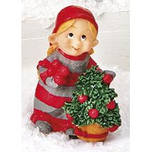 Babynisse med Julegran - C (H: 6cm) Poly