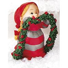 Babynisse med Julegran - D (H: 6cm) Poly