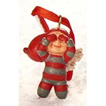 Babynisse dreng holder for øjnene med vinger - B (H: 4cm) Poly