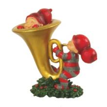 Babynisser spiller på tuba - B (H: 6cm) Poly