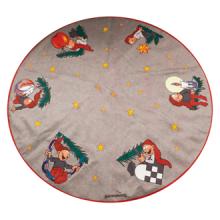 Juletræs tæppe, Bramming nisser (110 cm Ø) Stof