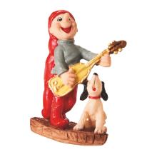 Bramming nisse med guitar (H: 10 cm) Poly