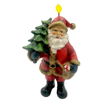 Starinlys, Julemand med gavesæk & Juletræ (16cm Høj) Starin