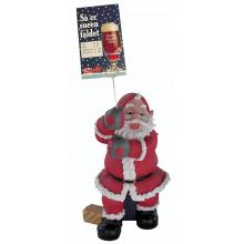 Nisse far med reklame skilt - A (40cm høj + skilt) Poly