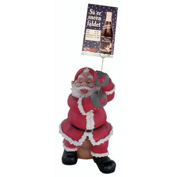 Nisse far med reklame skilt - B (40cm høj + skilt) Poly